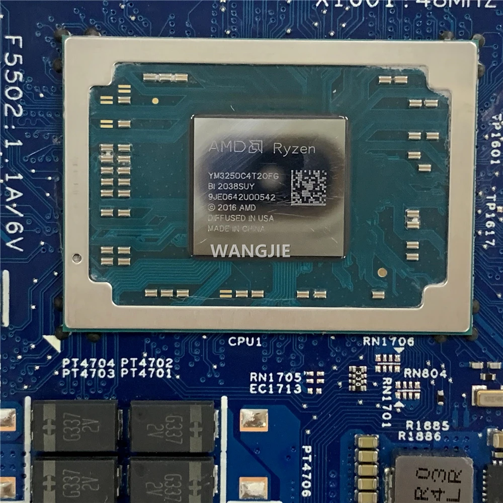 203014 -1 para la placa base del ordenador portátil Acer Spin SP314-21 YM3250 CPU 4GB RAM 100% probado OK - imagen 3