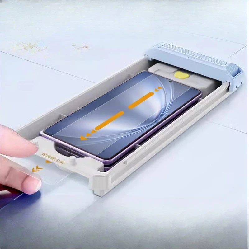 Para Vivo X Fold 5 3D curvado pegamento completo vidrio templado para Vivo X Fold5 protectores de pantalla sin polvo película Premium fácil instalación - imagen 3