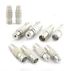 Adaptador BNC hembra a RCA para CCTV audio video