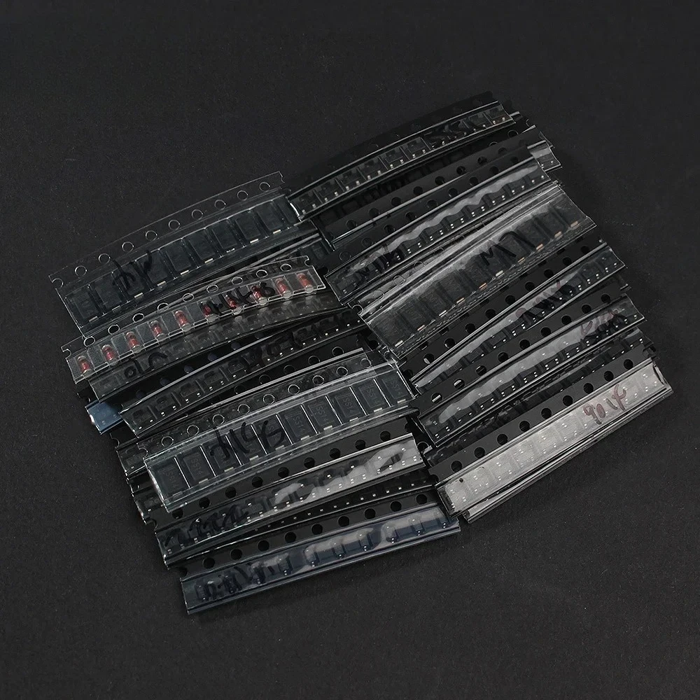 Kit surtido de transistores de diodo, 350 Uds., M1 M4 M7 1N4148 S9012 S9013 S9014 S9015 S9018 S8550 S8050 2N2222 2N3904 PNP/NPN - imagen 2