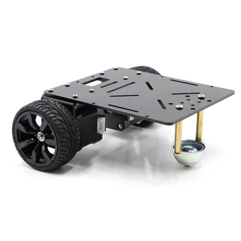 Diferencial de dos ruedas, chasis de coche inteligente, triciclo, codificador paso a paso CC, desaceleración, inspección de velocidad del motor, inspección de línea o - imagen 4