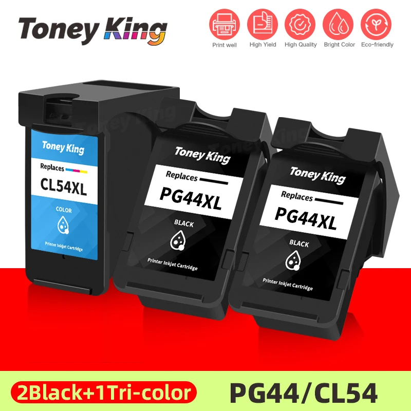 PG-44 Compatible con Canon PG44 CL54 PG-44 cartucho de tinta negro CL-54 cartucho de tinta a Color impresora e471 e201 e401 e402 e3110