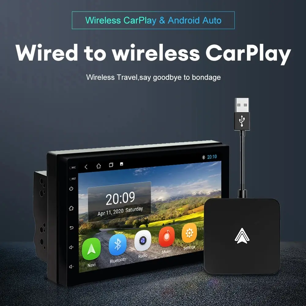 Mini Dongle Carplay Inalámbrico USB Universal Coche - imagen 5