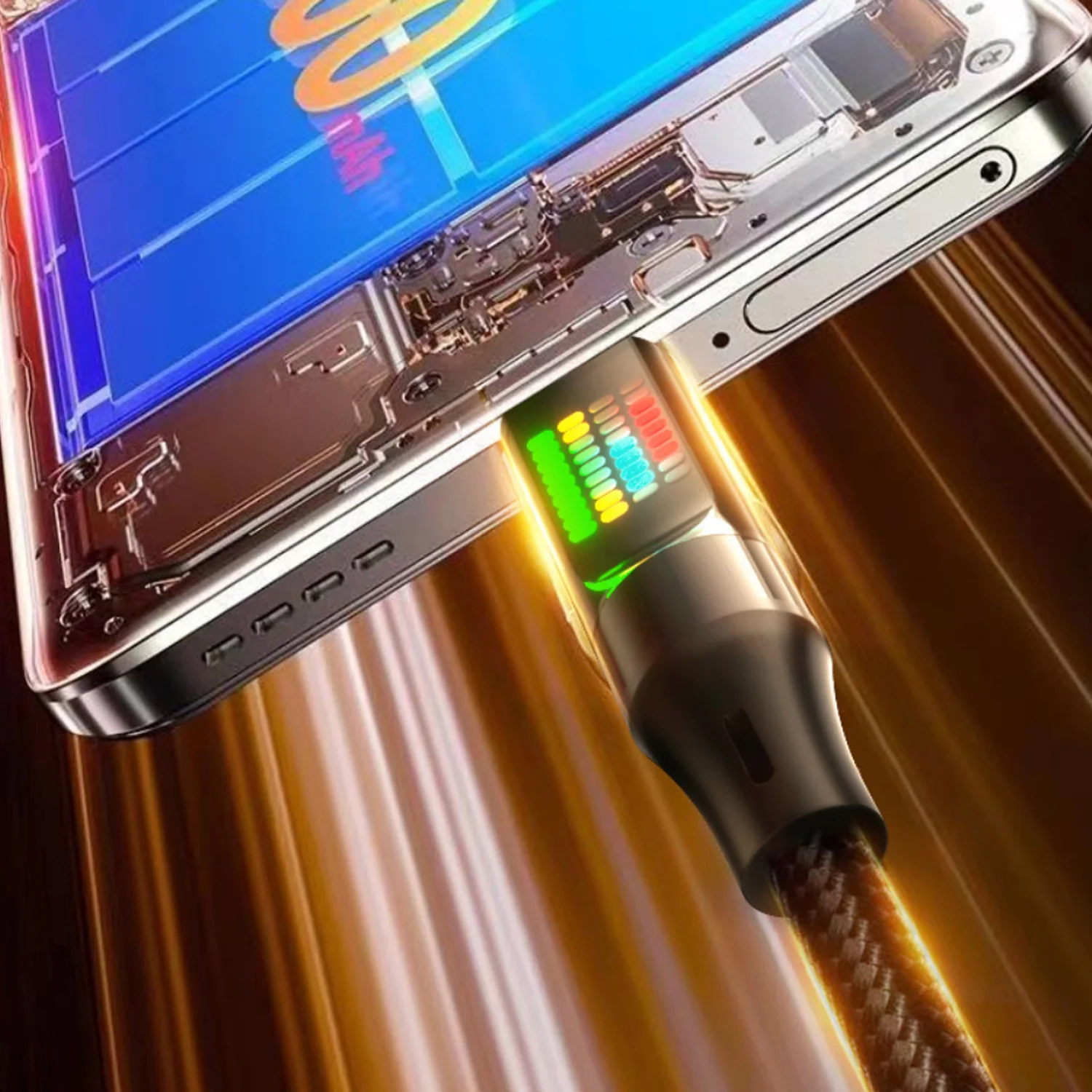 Cable de carga rápida USB A a tipo C para Huuawei Xiaomi Samsung Universal teléfono tableta portátil Cable de datos doble USB C línea - imagen 2