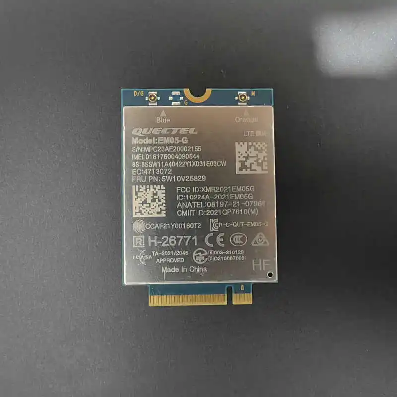 Quectel LTE Cat4 módulo EM05-G tarjeta WWAN para Thinkpad T14 X13 L14 L15 P14s P16s Gen3 portátil