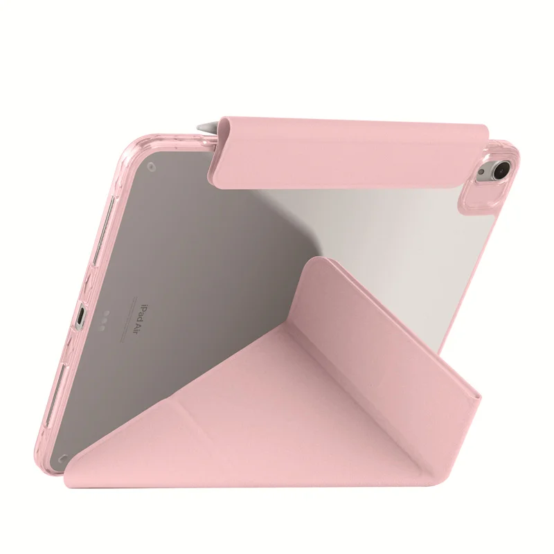 Funda para iPad Air 11, Funda inteligente de cuero acrílica transparente, Funda magnética dura para Coque iPad Air 5 4 Air 11 M2 M3 - imagen 3