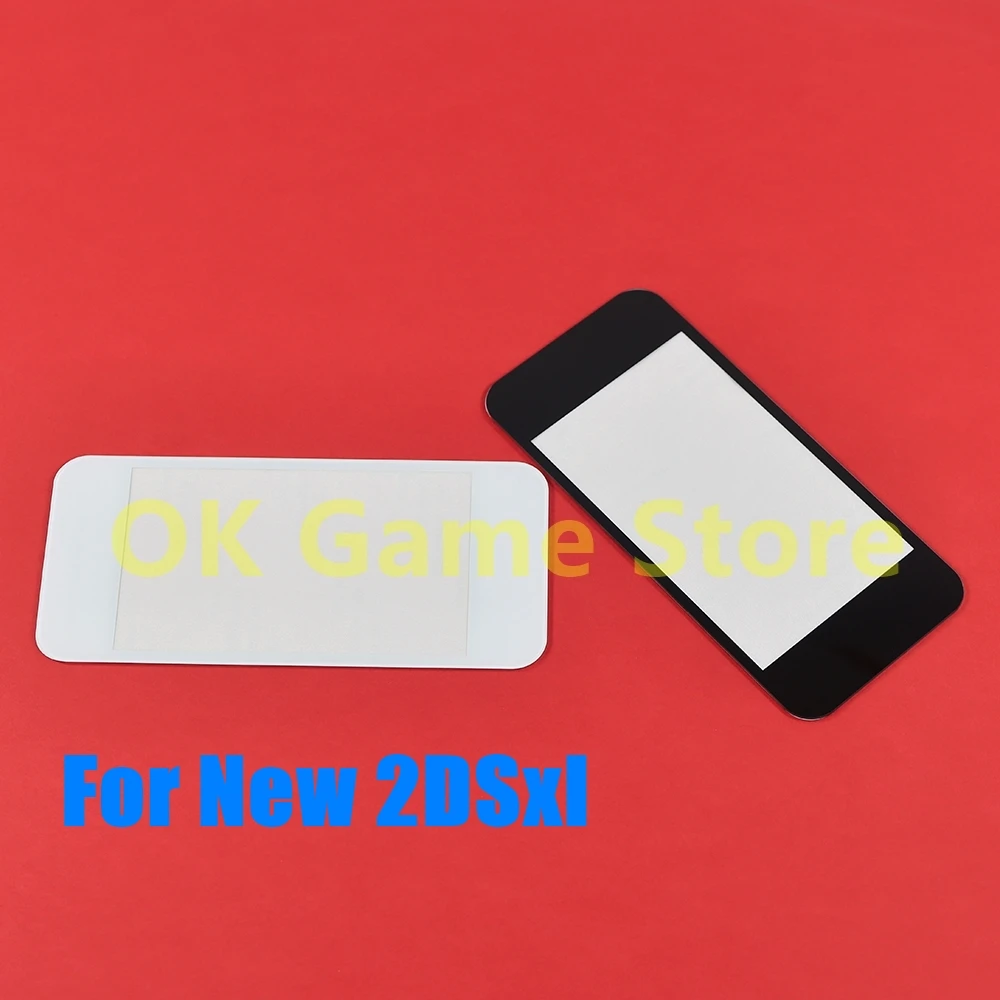 20 piezas pantalla LCD superior lente de pantalla de cristal protectora para nuevo 2DS XL/LL lente frontal protectora de superficie superior para nuevo 2dsxl ll