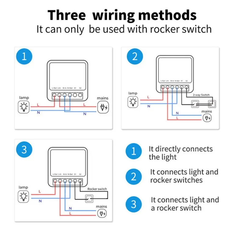 Tuya Zigbee 3,0 Mini interruptor inteligente 16A automatización de vida inteligente módulo DIY disyuntor compatible con Control bidireccional funciona con Alexa Google Home - imagen 3