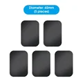 5PCS Black 65mm