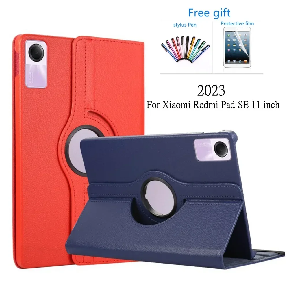 Funda para Xiaomi Redmi Pad SE 2023, funda para tableta de 11 pulgadas, funda para redmi pad se 11, Funda de cuero giratoria de 360 grados