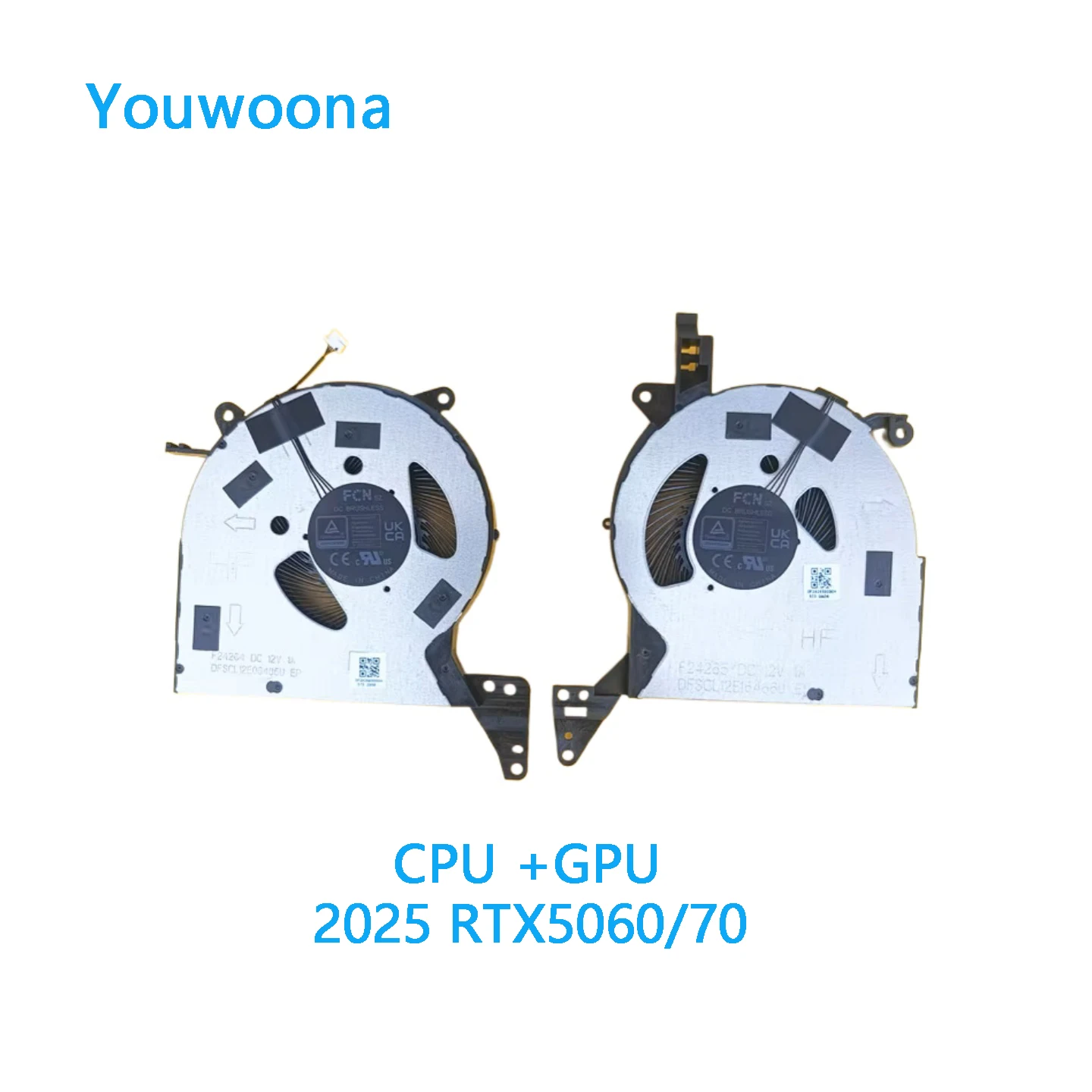 Nuevo ventilador de refrigeración Original para CPU de ordenador portátil GPU para Lenovo Legion R7000P 2025 RTX5060/70