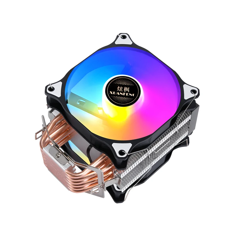 XUANFENG-enfriador de Cpu, ventilador de 120mm, tubo de calor 4/6, equipo de refrigeración de ordenador Compatible con x79/x99/i5/i7/AM4/AM3 LGA2011-3 1200 115X 1700 - imagen 5