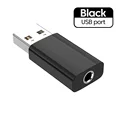 USB to 3.5MM Black
