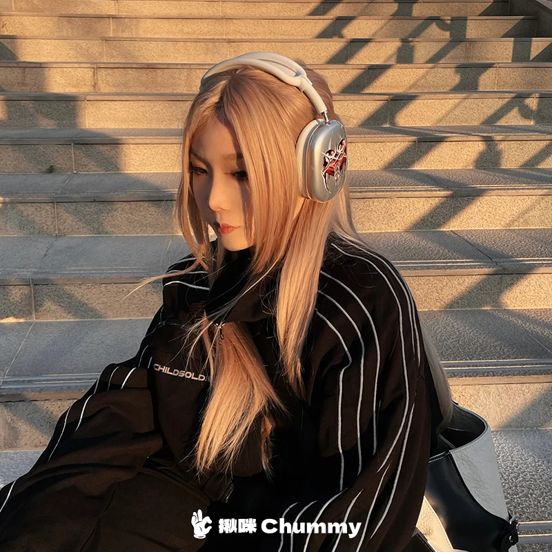 AirPods Max 1 2 funda protectora para auriculares funda decorativa para auriculares fundas blandas Silver Love Midnight para accesorios para auriculares - imagen 5