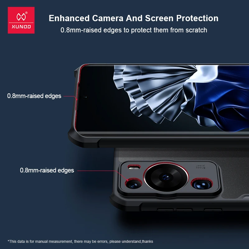Xundd Funda Huawei P60 Pro a prueba de golpes - carcasa transparente - imagen 5