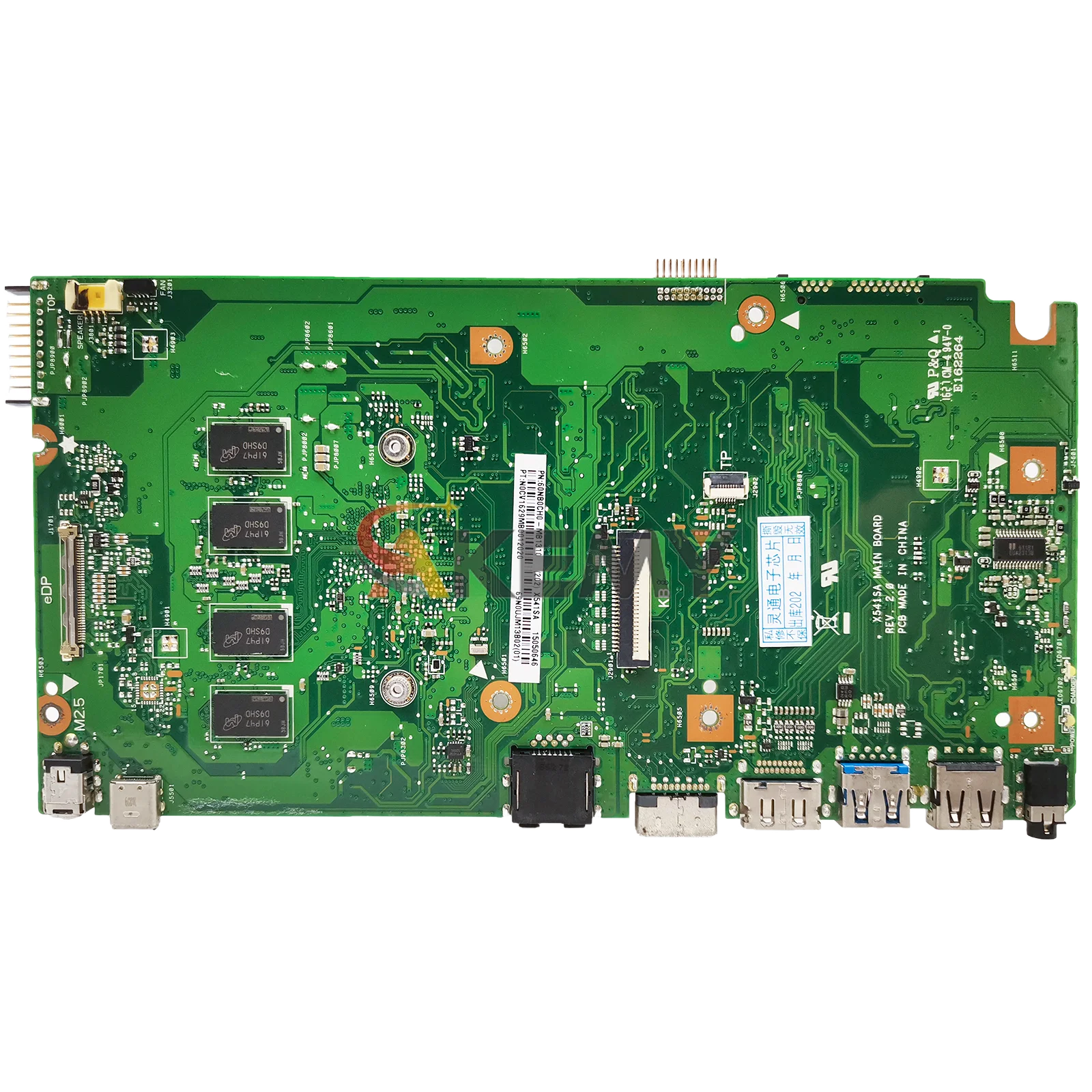 Placa base para ordenador portátil X541SA para ASUS VivoBook D541S X541S X541SC F541S A541S R541S X541SA placa base para portátil con CPU Celeron stk - imagen 2