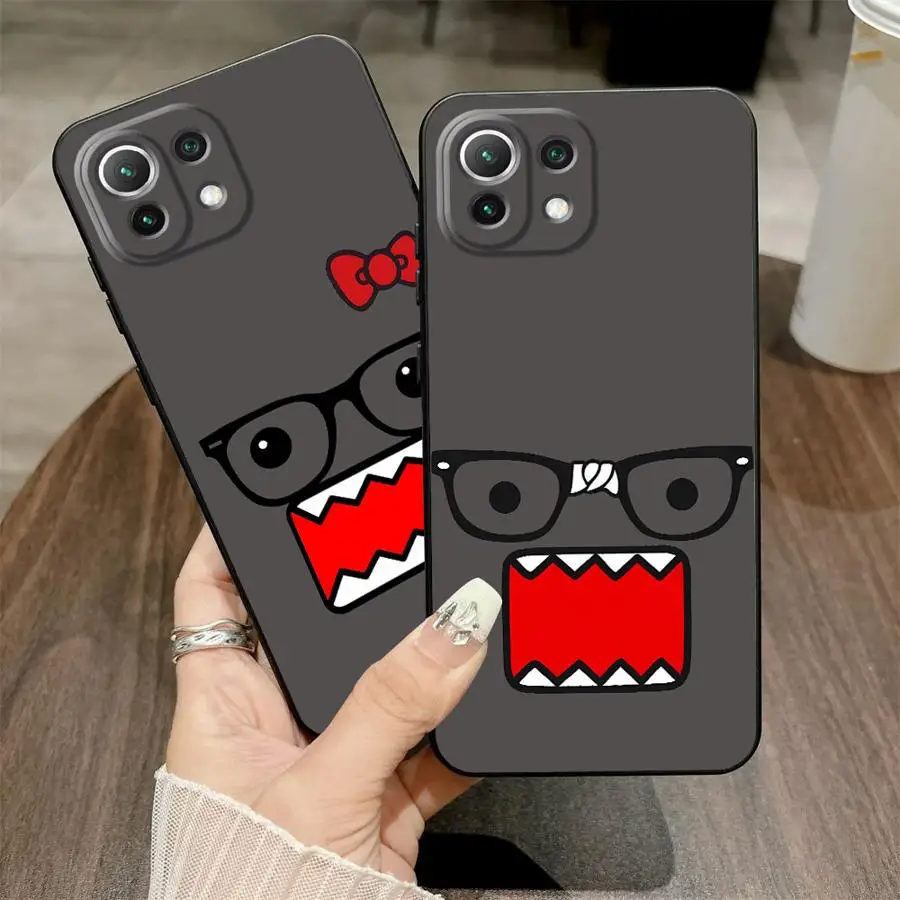 Funda de teléfono suave negra para Xiaomi Mi 11 12 13 Lite 10T 11T 12T Pro 13 14 15 Pro 12X emoticonos de pareja de dibujos animados - imagen 5