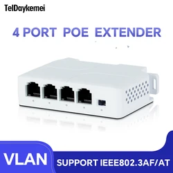 Extensor PoE TelDaykemei para Cámaras IP y NVR