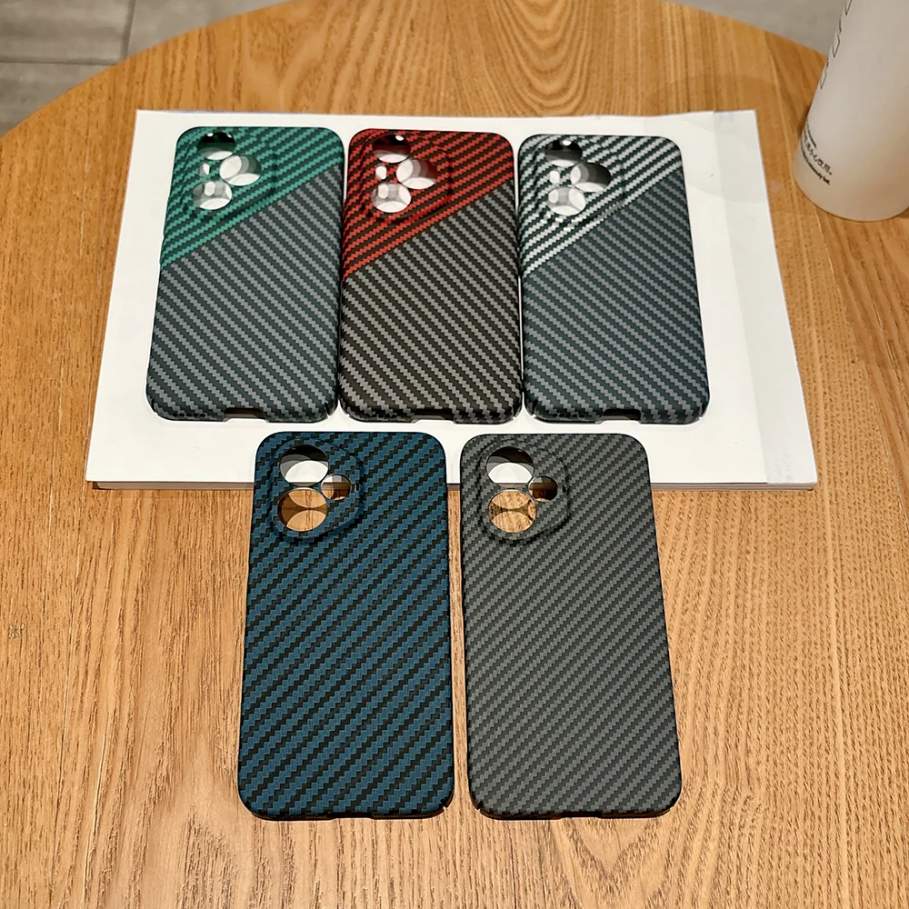 Para Honor 400 Pro 400Pro gobal china fibra de carbono mate PC funda antihuellas Protector de cámara cubierta dura carcasa trasera - imagen 4