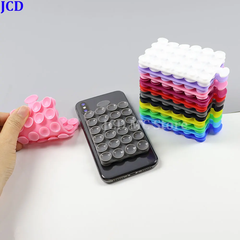 Ventosa de silicona multifuncional súper fuerte de doble cara para pared, antideslizante, firme, para teléfono móvil, 3 uds. - imagen 5