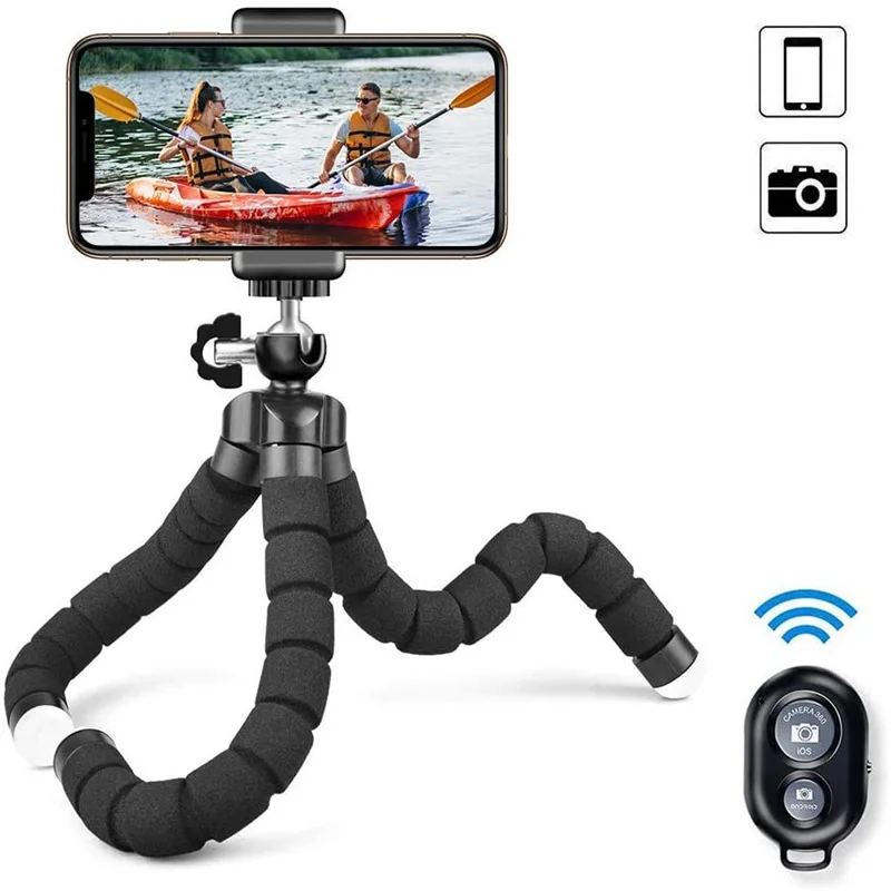 Mini trípode de pulpo Universal para fotografía, monopié para teléfono, Mini cámara, soporte para cámara web, Clip para teléfono inteligente, soporte para Tripe