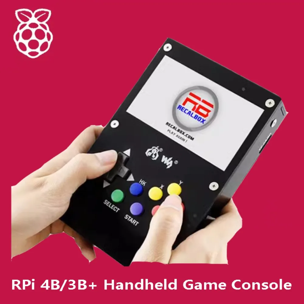 Raspberry Pi 4B/3B+ Consola de juegos portátil Módulo IPS de 4,3 pulgadas Tablero de mando
