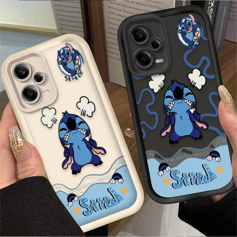 Funda de punto bonita de dibujos animados de Disney para Xiaomi Redmi Note 14 11 13 12 Pro Plus 5G 12S 11S 10S 10 9 Redmi 14C 13C 12C 12 4G A3 A3X