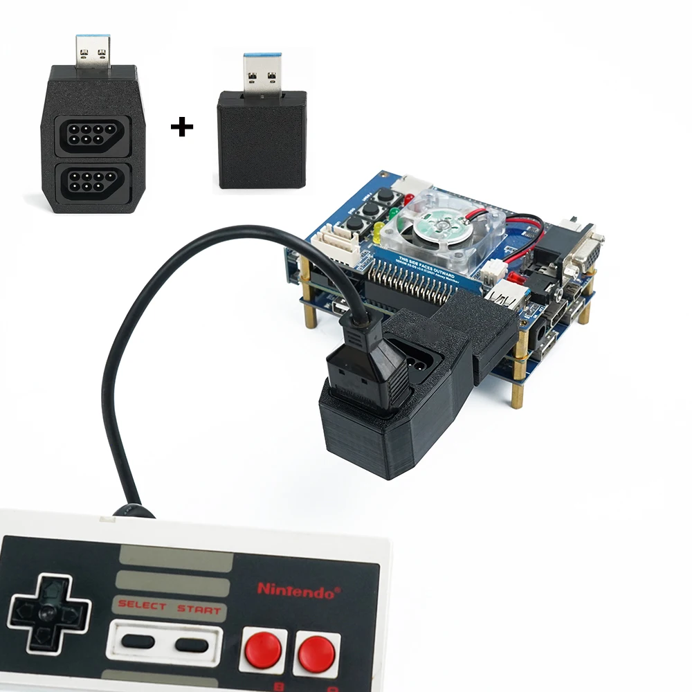 Adaptador de reproductor RetroScaler 2 en 1 para controlador SNES/NES para placa SNAC para placa Terasic DE10-Nano Mister FPGA IO - imagen 3