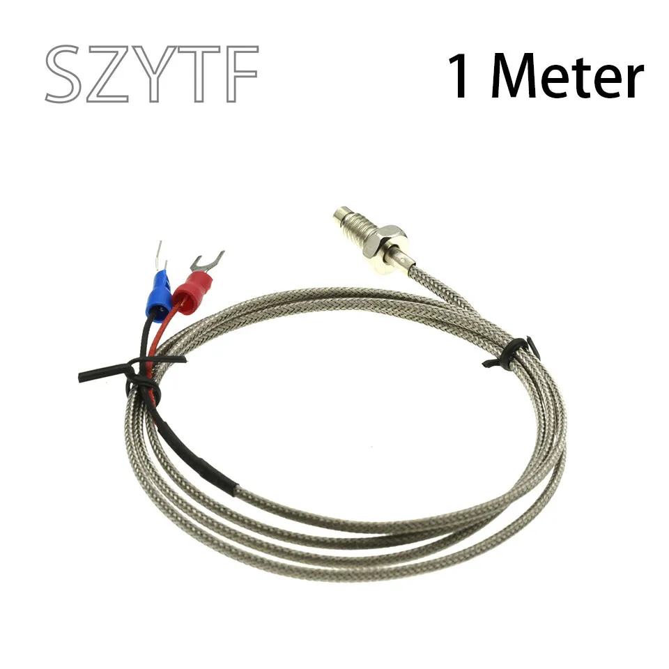 Venta al por mayor Sonda de tornillo M6 Sensor de temperatura de termopar tipo K con cable de 1M 2M 3M para controlador industrial de temperatura - imagen 4