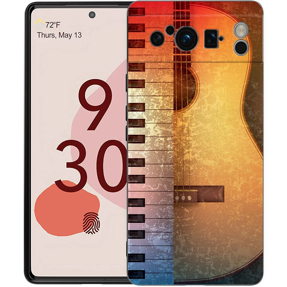 Funda de teléfono para instrumento musical, carcasa suave de silicona A prueba de golpes, para Google Pixel 8 A 7 6 Pro, Pixel 6A - imagen 3