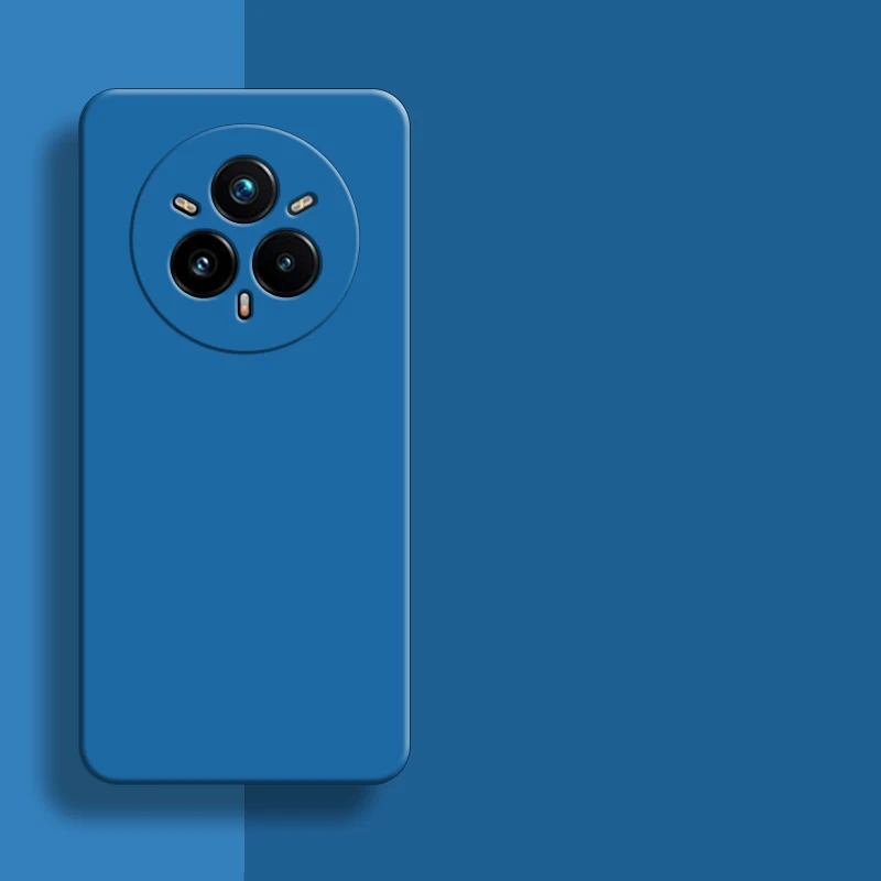 Para Realme 14 Pro + funda Realme 14 Pro Plus funda de 6,83 pulgadas Original goma de silicona líquida parachoques a prueba de golpes para Realme 14 Pro - imagen 4