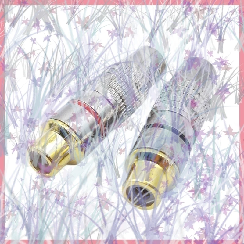 2/4/10 Uds RCA hembra Jack enchufe soldadura Audio Video adaptador conector RCA hembra negro rojo convertidor Cable Coaxial chapado en oro B6 - imagen 4