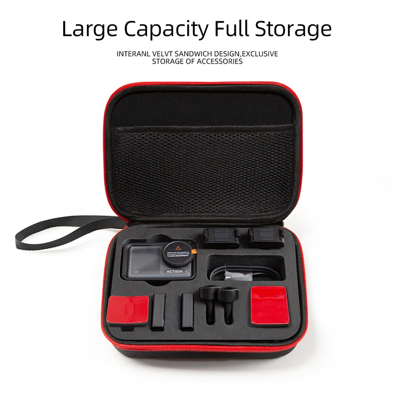 Estuche de transporte portátil, funda protectora para cámara, caja de viaje, bolsa de almacenamiento para DJI OSMO Action 5 Pro Action 4 3, accesorios para cámaras - imagen 3