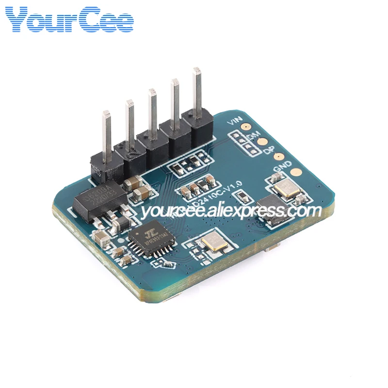 10 uds/1 unidad LD2410C 24Ghz Sensor de presencia humana HLK-LD2410C módulo de Radar de onda milimétrica detección de movimiento de latido del corazón sin contacto - imagen 5