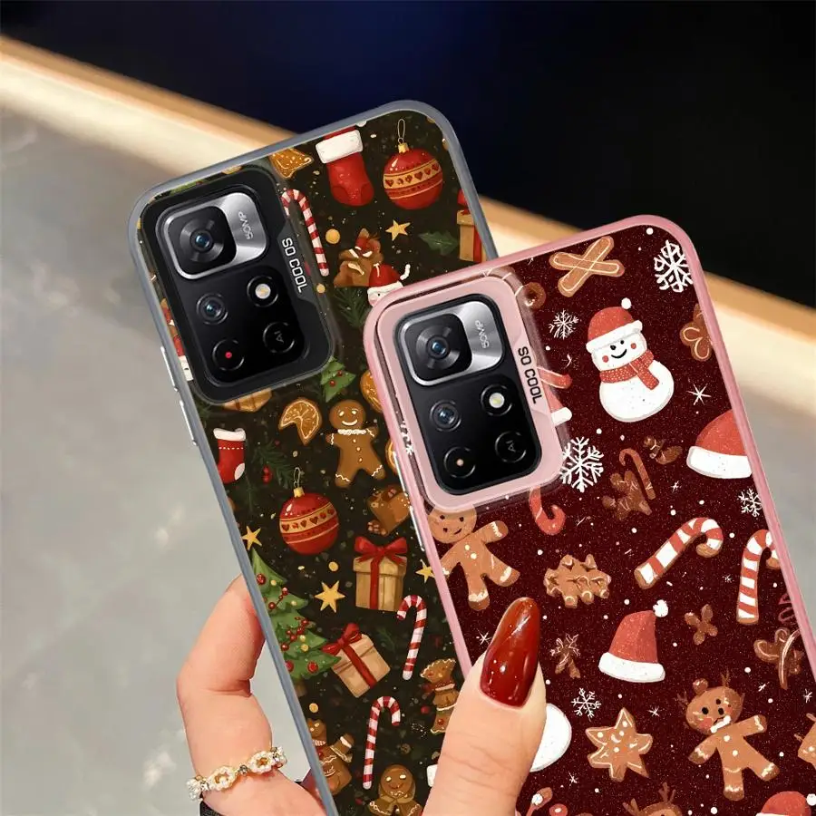 Funda para Xiaomi Mi 13T 11 Lite 12T Pro, funda trasera para teléfono, hombre de jengibre navideño - imagen 5