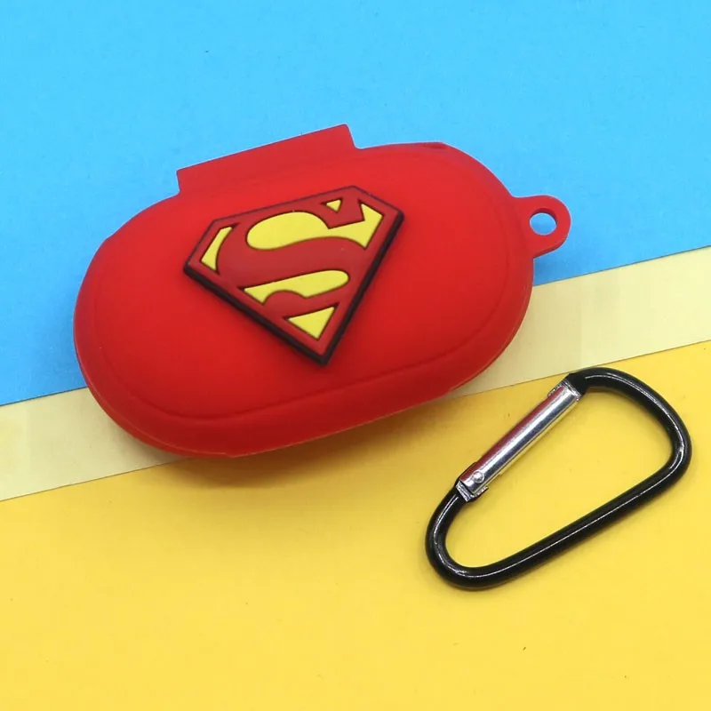 Funda protectora para auriculares para Samsung Galaxy Buds Plus / Buds Buds + Funda protectora suave de silicona con gancho de dibujos animados de Marvel - imagen 4