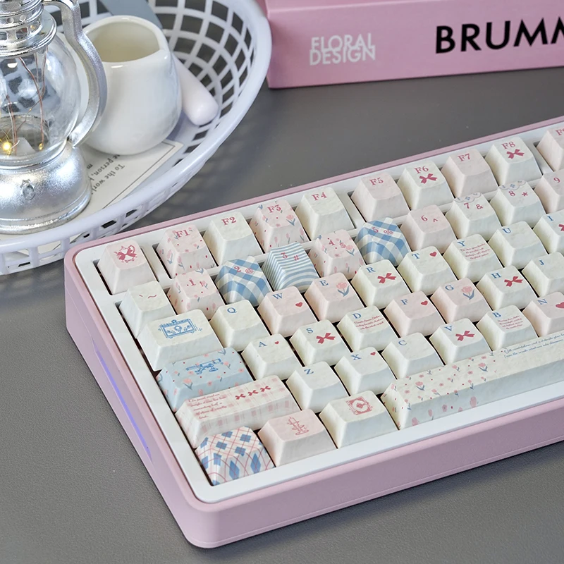Cherry Profile Keycaps Anime Sweet Rococo Keycap Decoración para Keyboardmaoha Compatible: 61/68/75/82/84 Modelos Keycaps - imagen 2