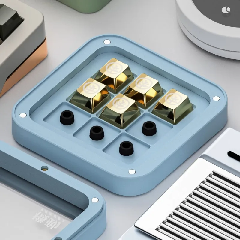 Organizador de teclas V2 motorizado único, columna magnética de silicona, nueve rejillas, impresión 3D, estuche de almacenamiento para teclado mecánico personalizado - imagen 3