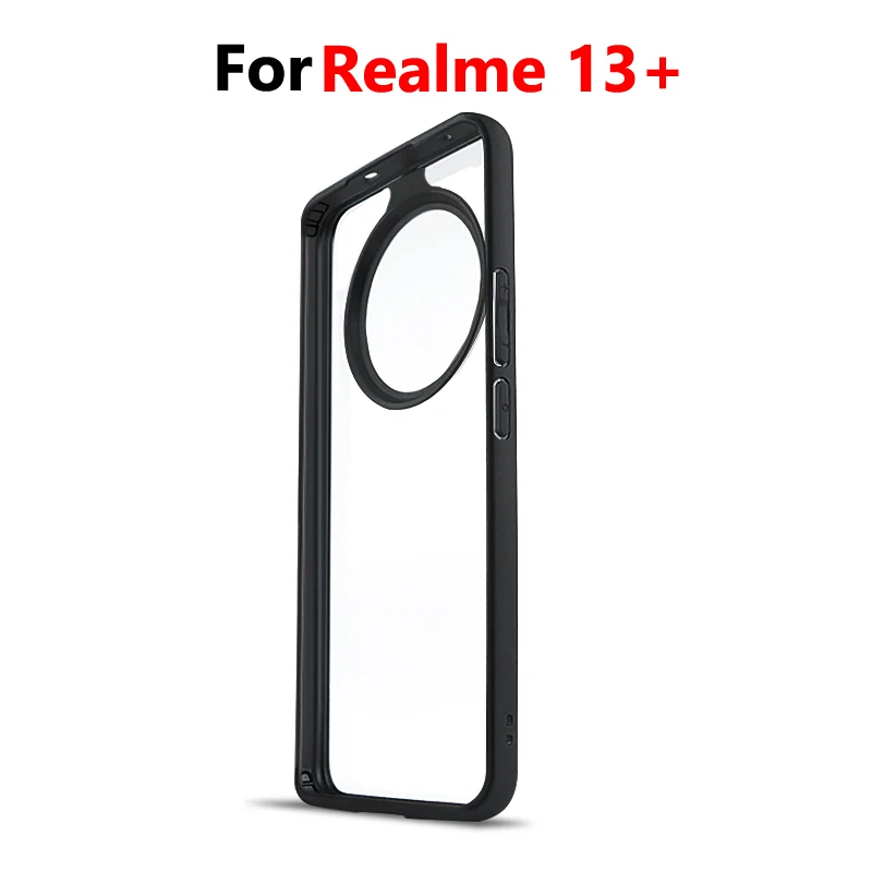 Funda transparente de TPU a prueba de golpes para Realme 13 Plus, cubierta de 6,7 pulgadas para parte trasera de PC, parachoques para Realme 13 + 13 Plus - imagen 3