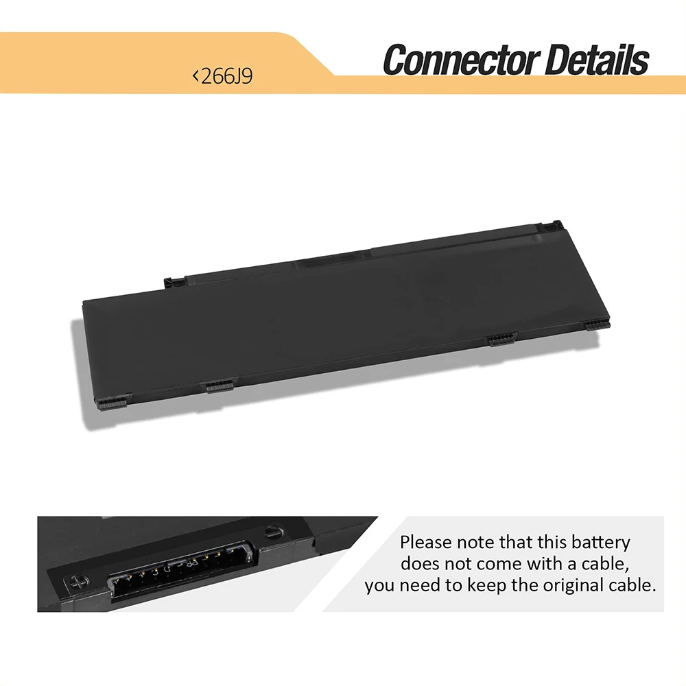 Batería 266J9 para Dell G3 15 3500 3590 3790 G5 15 5500 SE 5505 P89F Inspiron 5490 INS 15PR-1545W 1548BR 1645W 1742BR 1742W - imagen 5