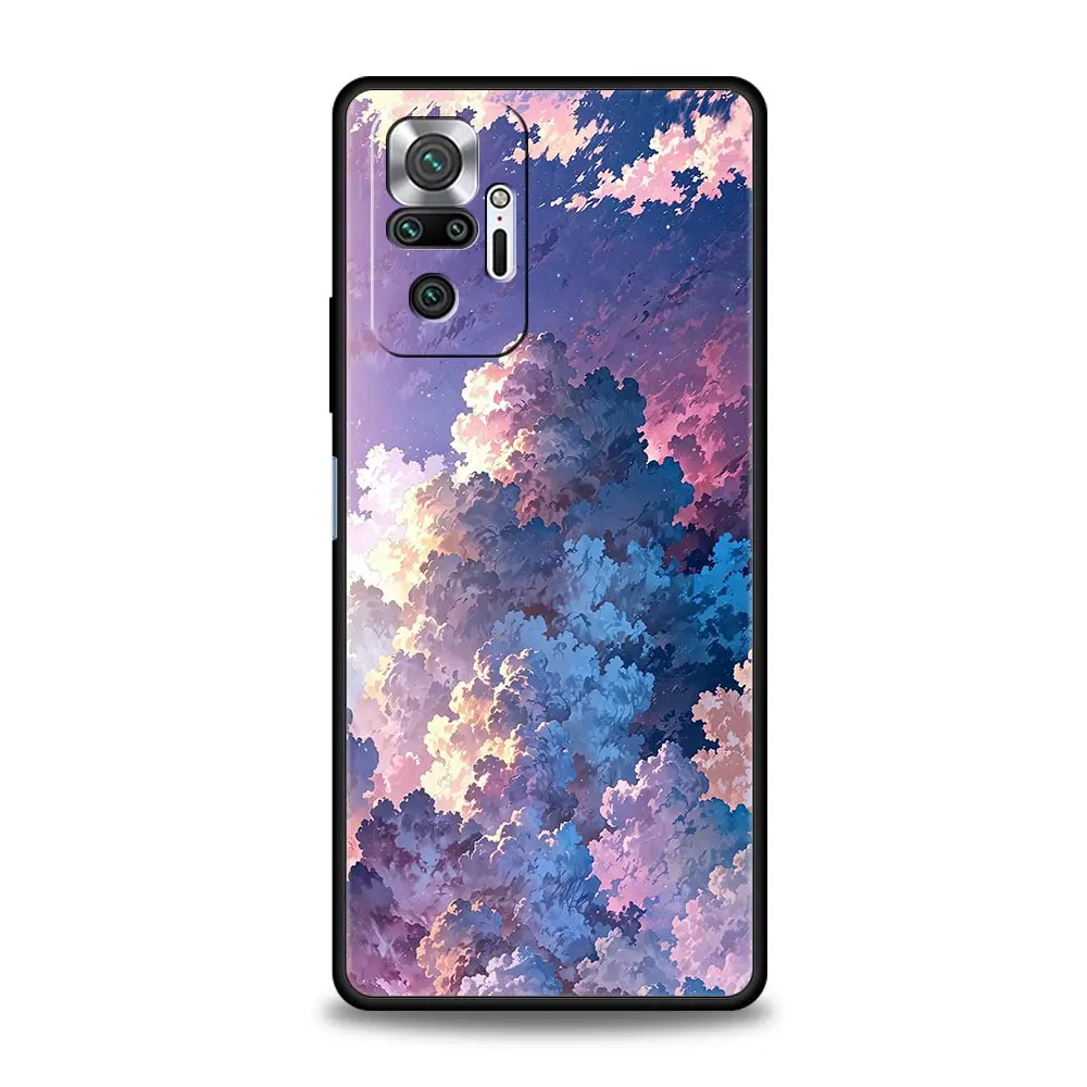 Funda de teléfono con pintura brillante al atardecer para Xiaomi Redmi Note 14, 13, 12, 5G, 11, 10 Pro Plus, 4G, 9S, 14C, 13C, 12C, 10C, 9C, 9A - imagen 4