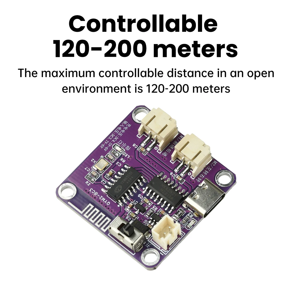 Módulo receptor de Control remoto 2,4G, Kit de módulo receptor de Control remoto de coche de juguete recargable de 4 canales - imagen 3