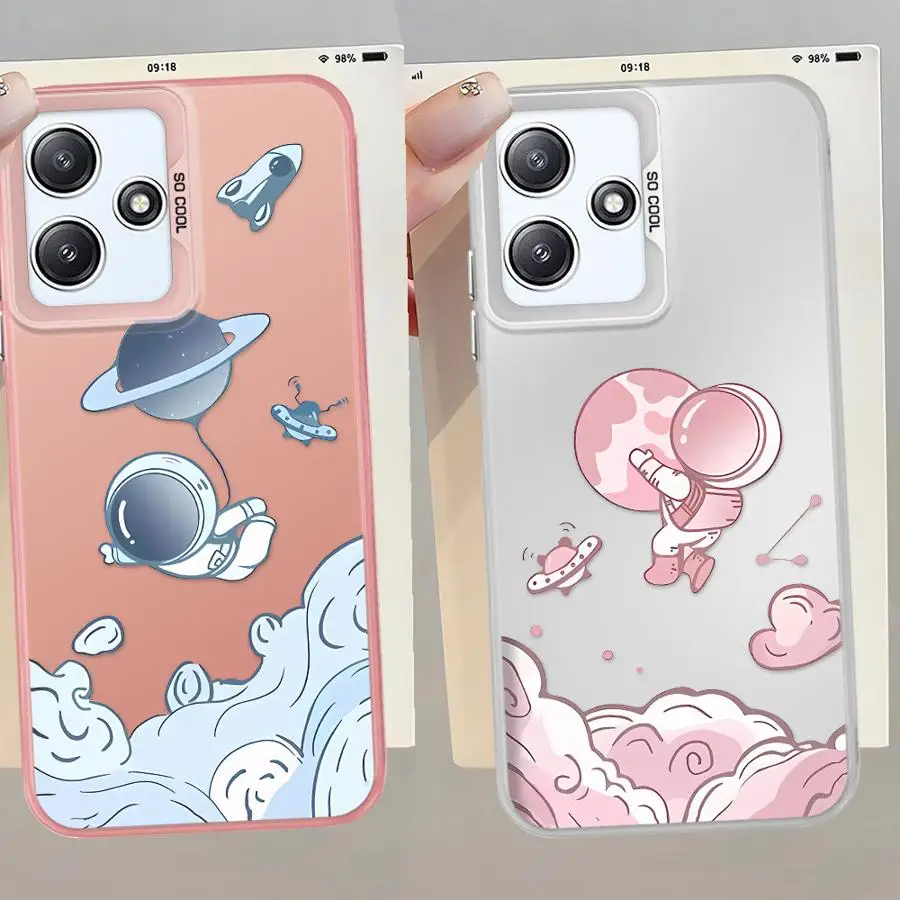 Funda para Xiaomi Redmi 13C A4 A3x 13 12C 12 14C A1 A3 A2 Plus funda suave lindo astronauta espacial - imagen 4