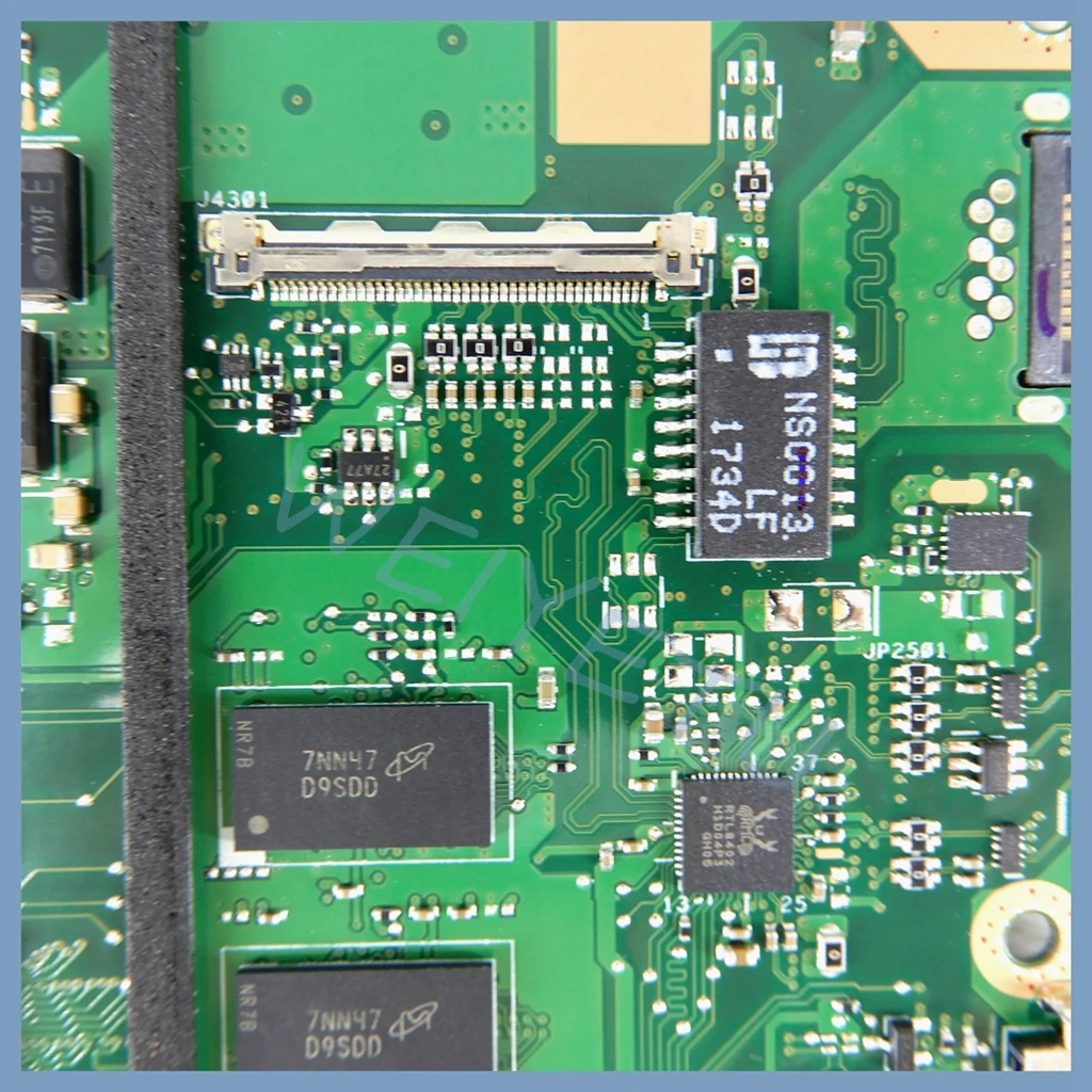 Placa base E402NA para placa base de ordenador portátil ASUS E402N E402NA con CPU N3350 2GB/4GB RAM 0GB/32GB SSD 100% probado OK - imagen 4