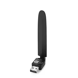 Adaptador WiFi USB 150Mbps Antena Externa Dongle para Windows