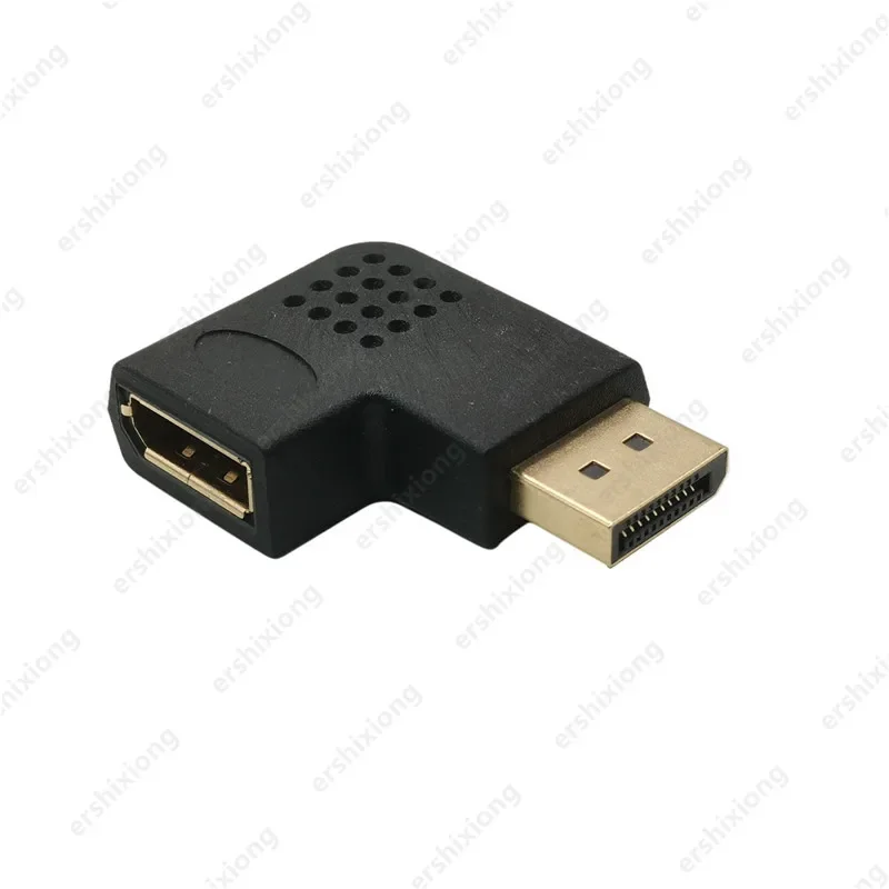 Convertidor Displayport 1,2 de ángulo de 90 grados, adaptador DP de ángulo izquierdo y derecho, 4k/60Hz, 2K/144Hz, paso a través - imagen 3
