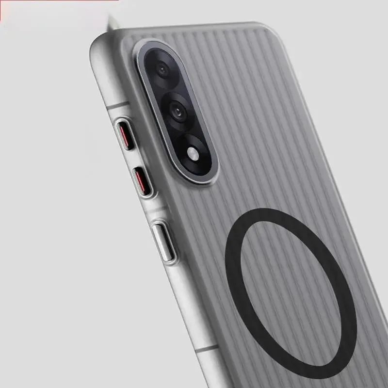 Para OnePlus Nord 5 Funda Simple niebla de hielo corrugado magnético PC cubierta anticaída para One Plus 15 Nord 5 ACE5 Ultra Funda - imagen 4