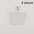 8pcs clear
