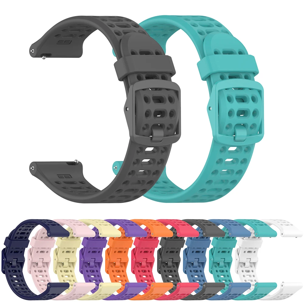 Correa de reloj para Amazfit Bip 3, pulsera de repuesto de 20mm, correas de silicona para Amazfit Bip/U/U/3 Pro, accesorios