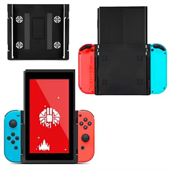 Empuñadura abatible con modo de retrato para consola Nintendo Switch, soporte Vertical portátil para accesorios Oled, soporte de agarre